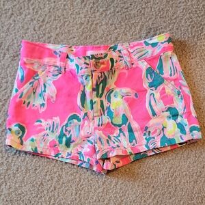 Lilly Pulitzer Pink and Green Kids Shorts